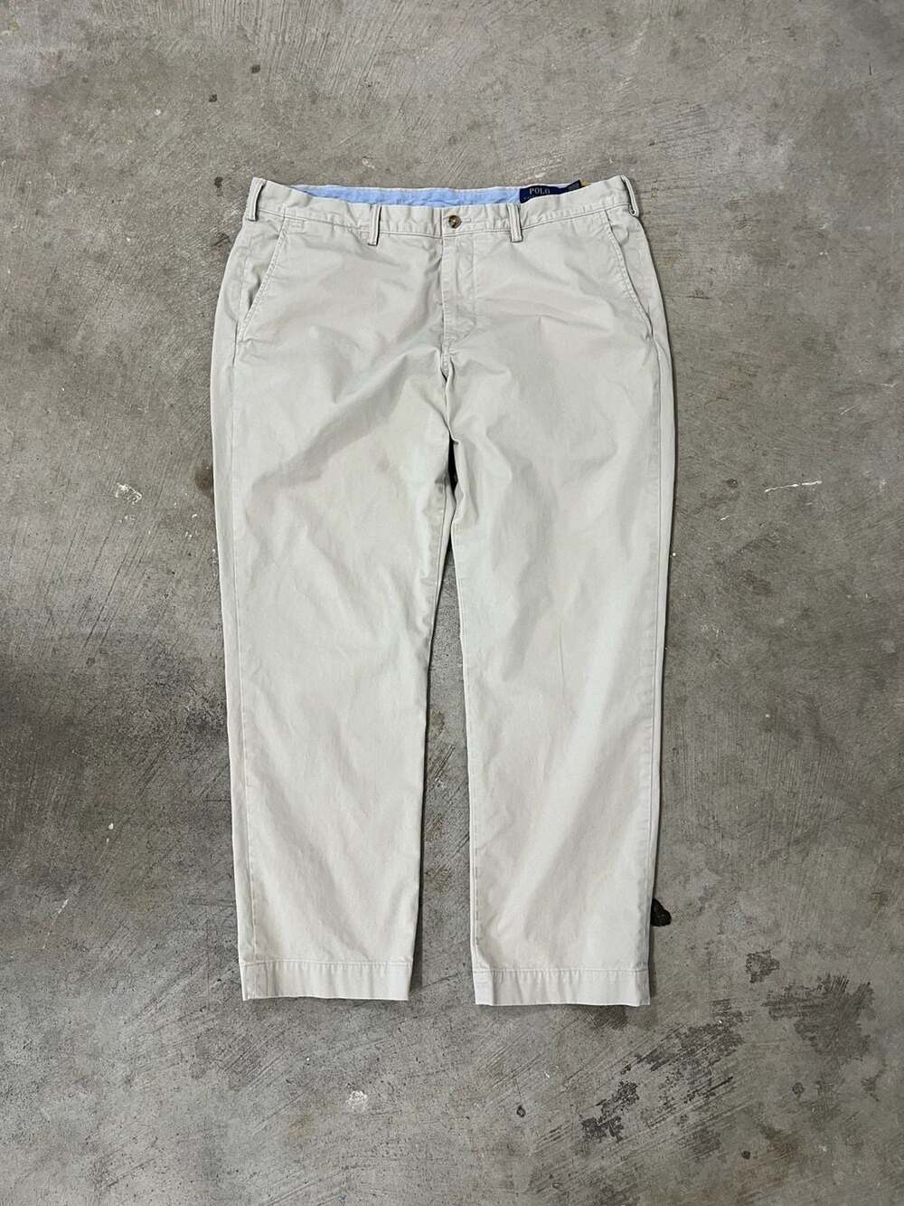 Polo Ralph Lauren Stretch Straight Fit Chino Pants 38x30 Beige Men’s